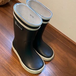 Aigle Black Rain boots